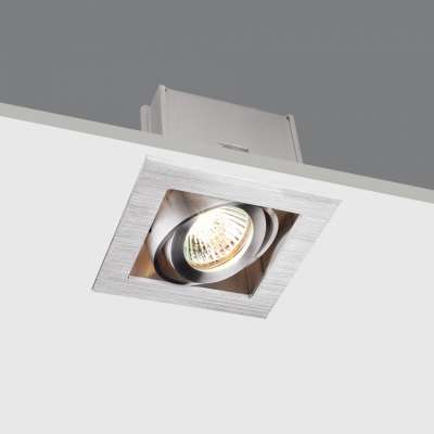 rectangle aluminum MR16 housing halogen landscape lighting  recessed downlight